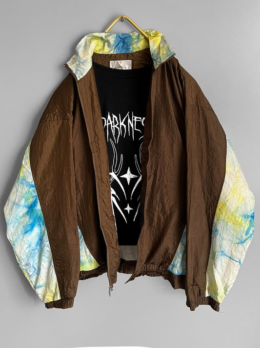 Men Vintage Windbreaker Crazy Pattern Y2k - Shoplifts