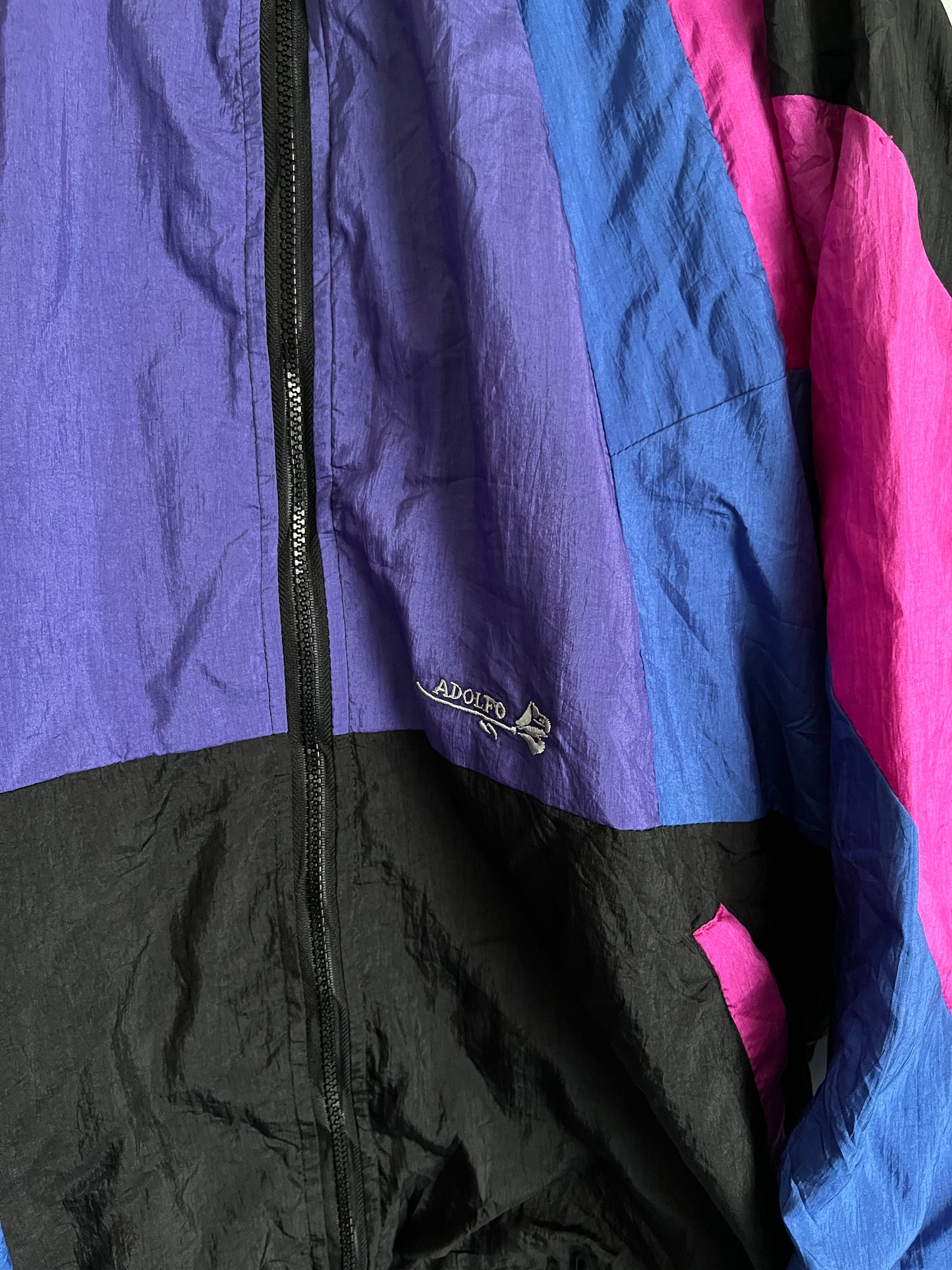 windbreaker vintage jacket colourful - shoplifts