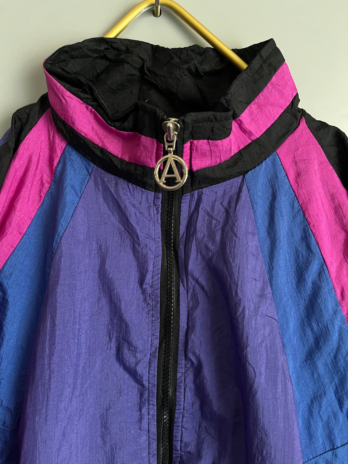 windbreaker vintage jacket colourful - shoplifts