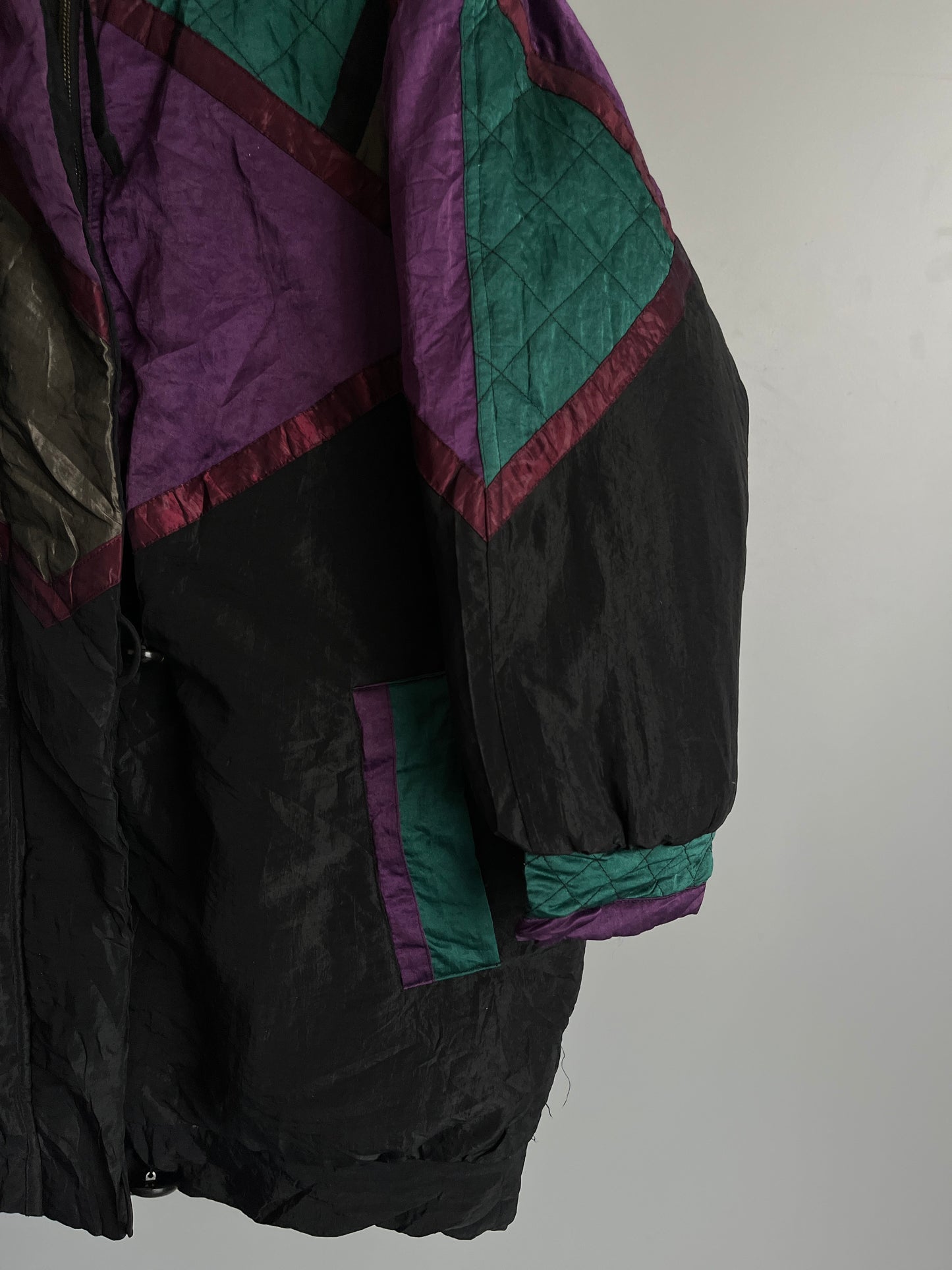 men vintage windbreaker crazy pattern y2k - shoplifts