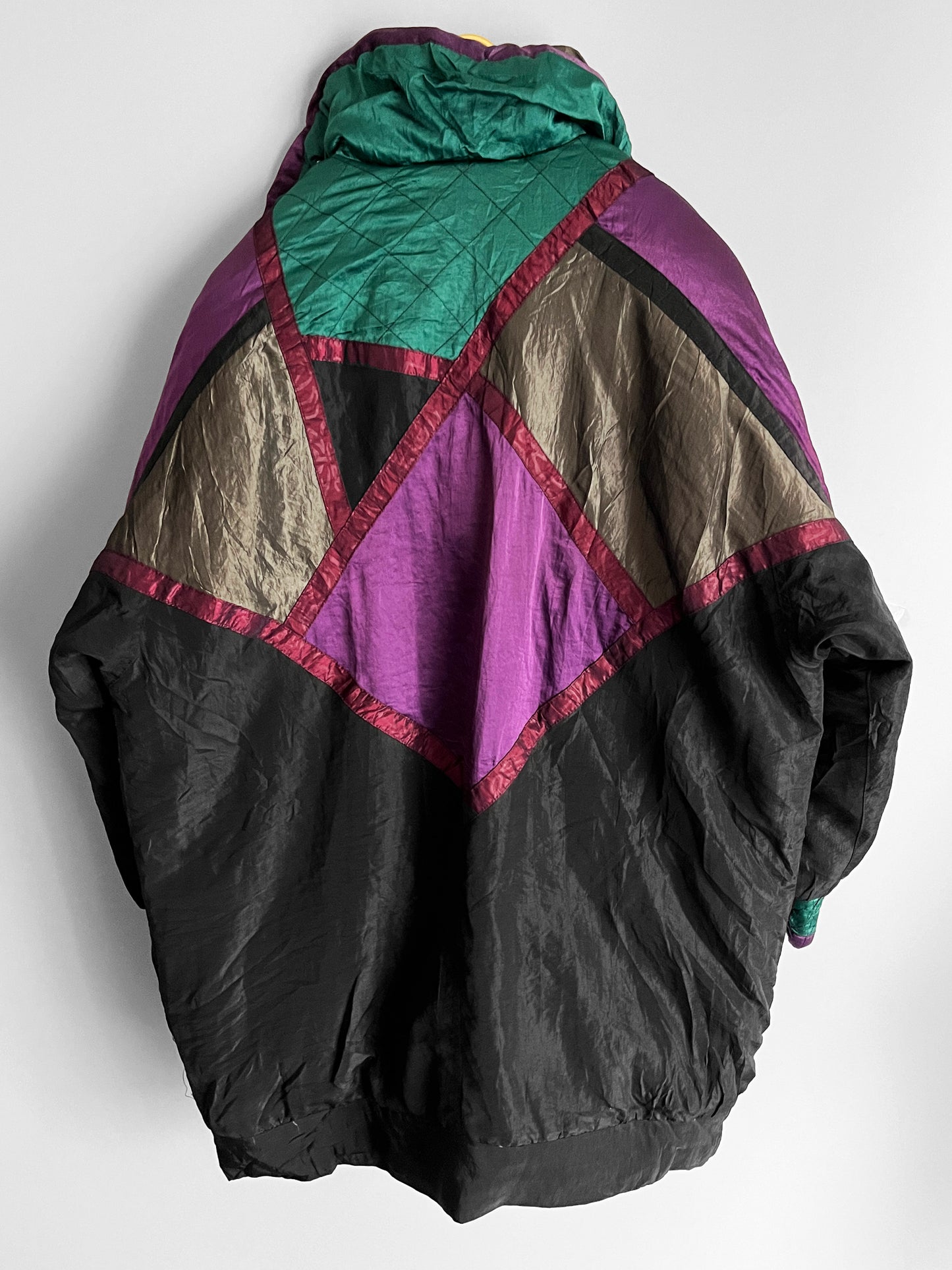 men vintage windbreaker crazy pattern y2k - shoplifts