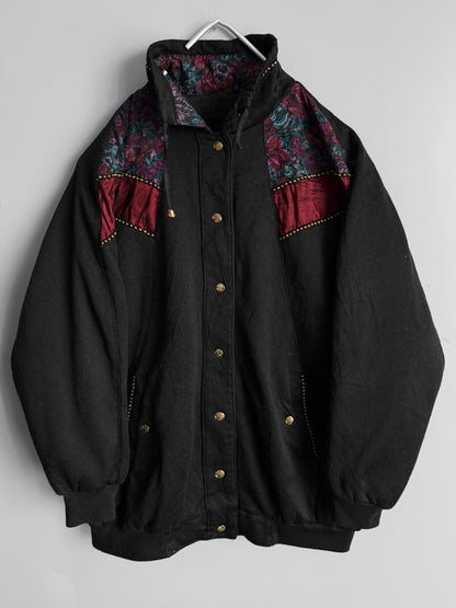 Giacca a Vento Double Face Vintage da Donna