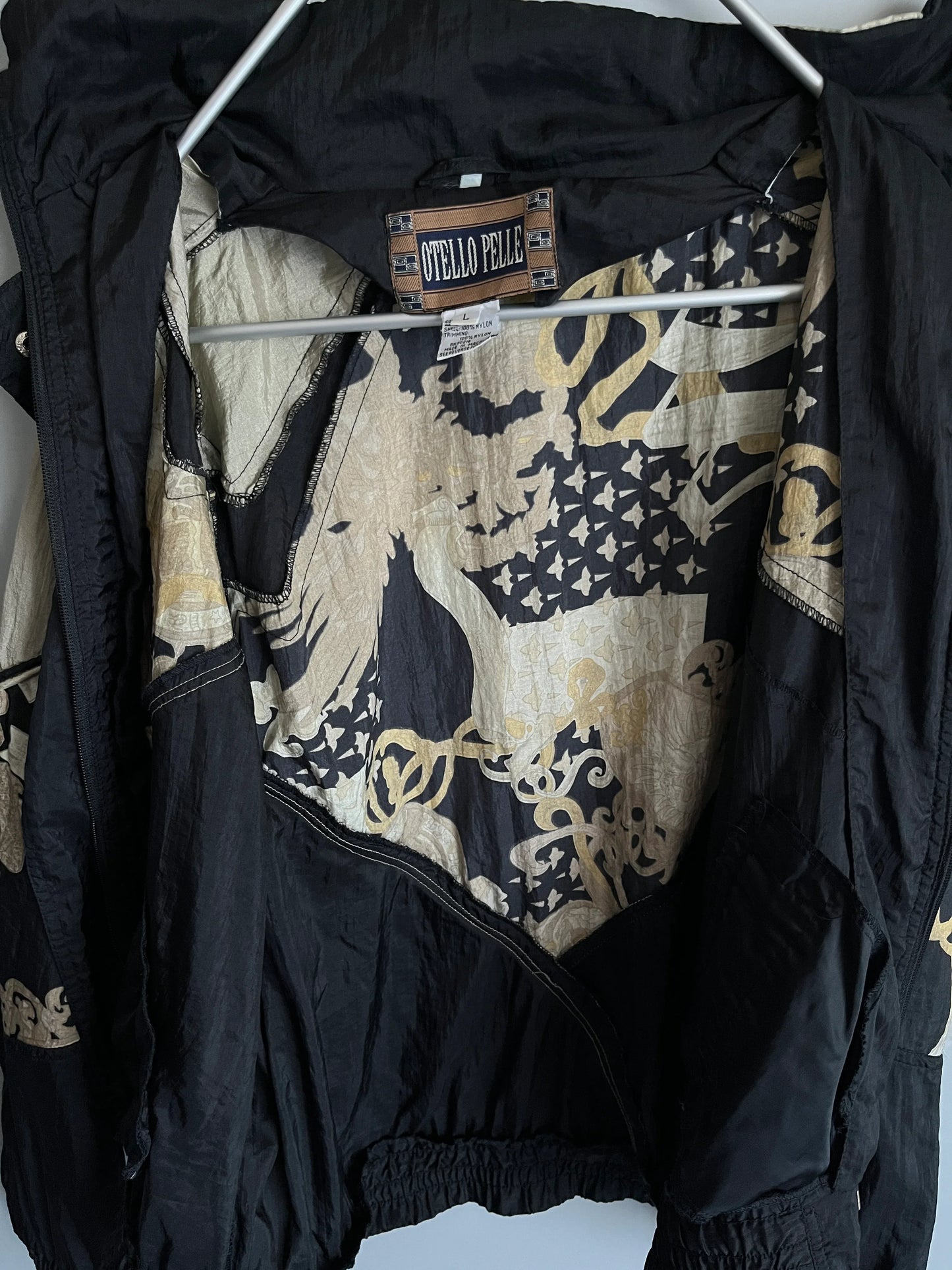 giacca a vento vintage colorata