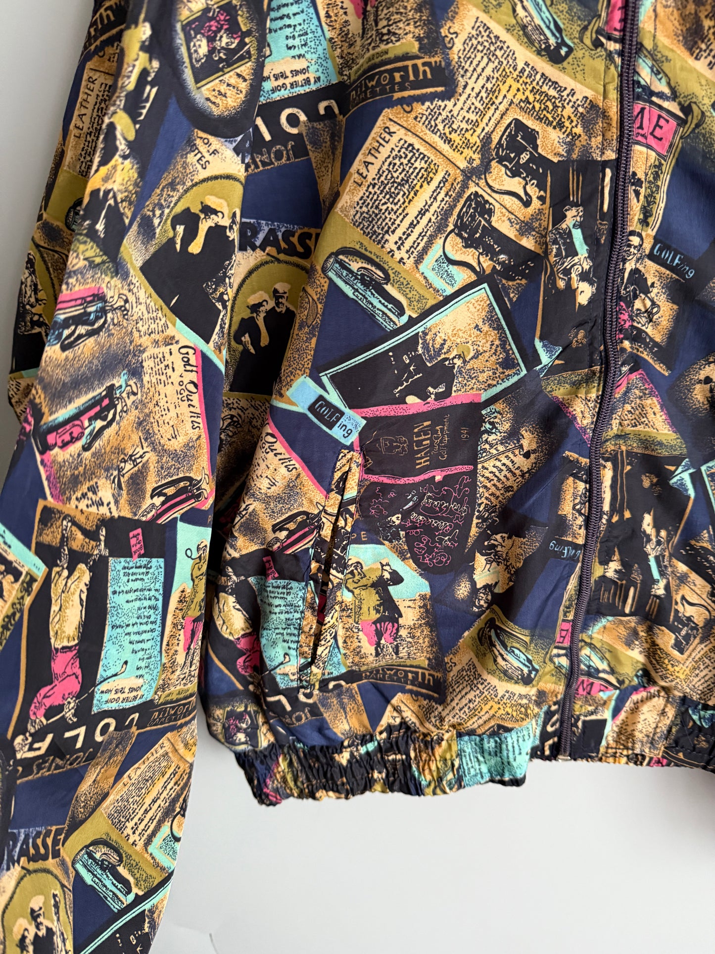 giacca a vento vintage da uomo