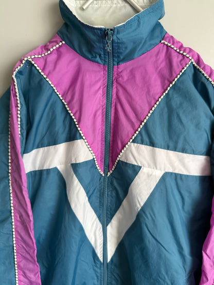 Chaqueta cortavientos vintage para mujer