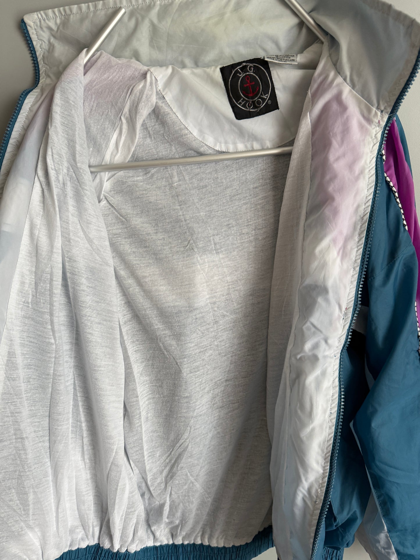chaqueta cortavientos vintage para mujer