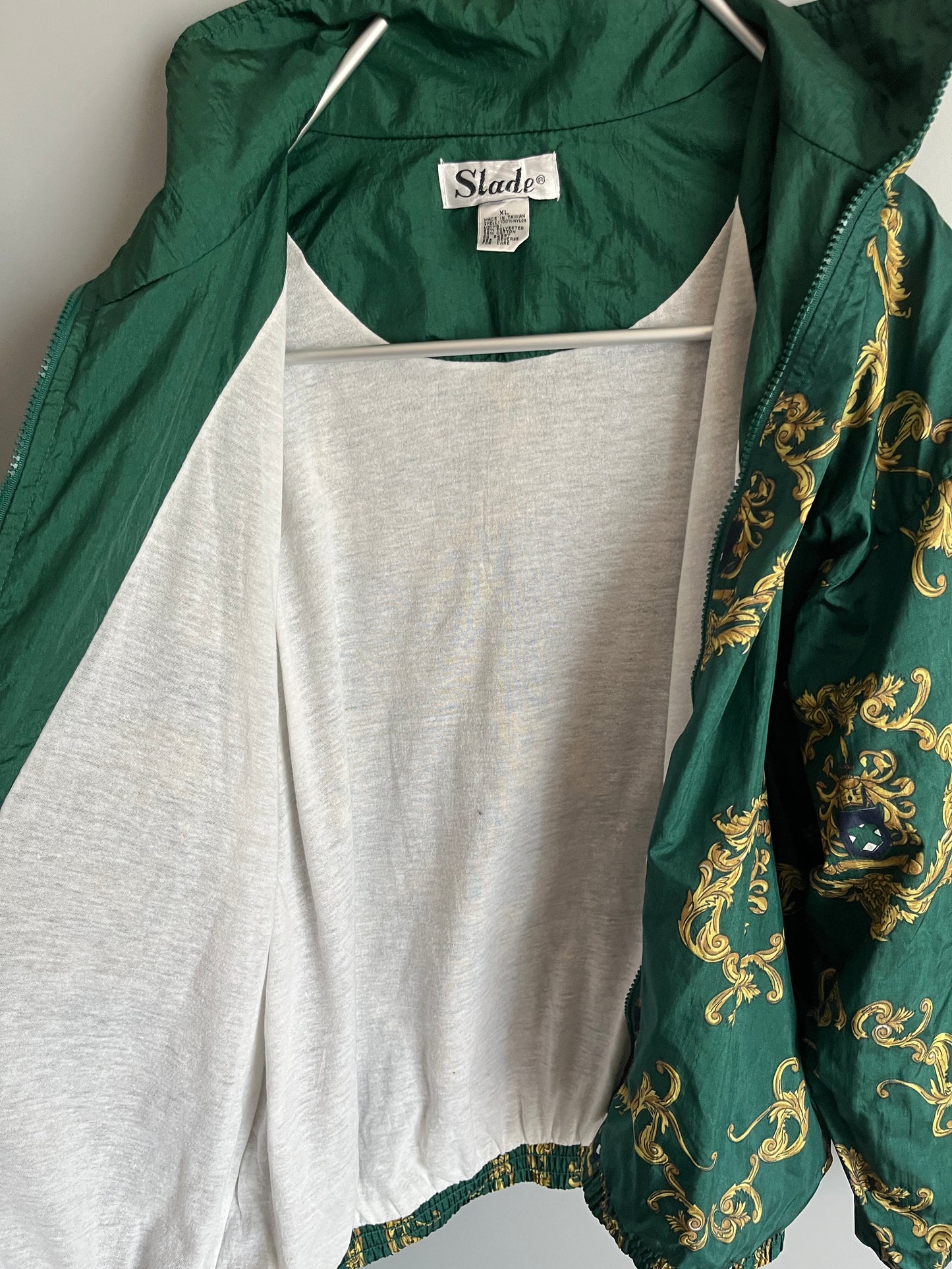 giacca vintage colorata windbreaker