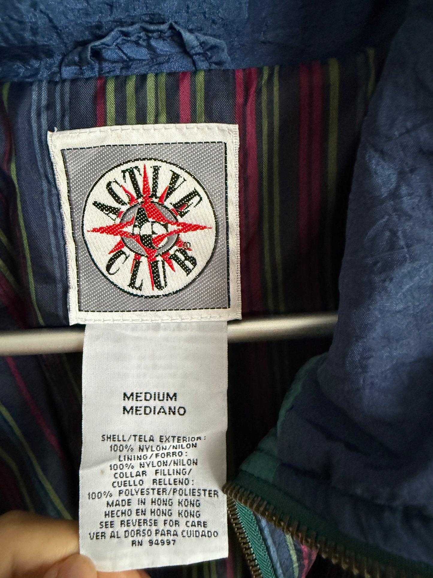 giacca a vento vintage da uomo