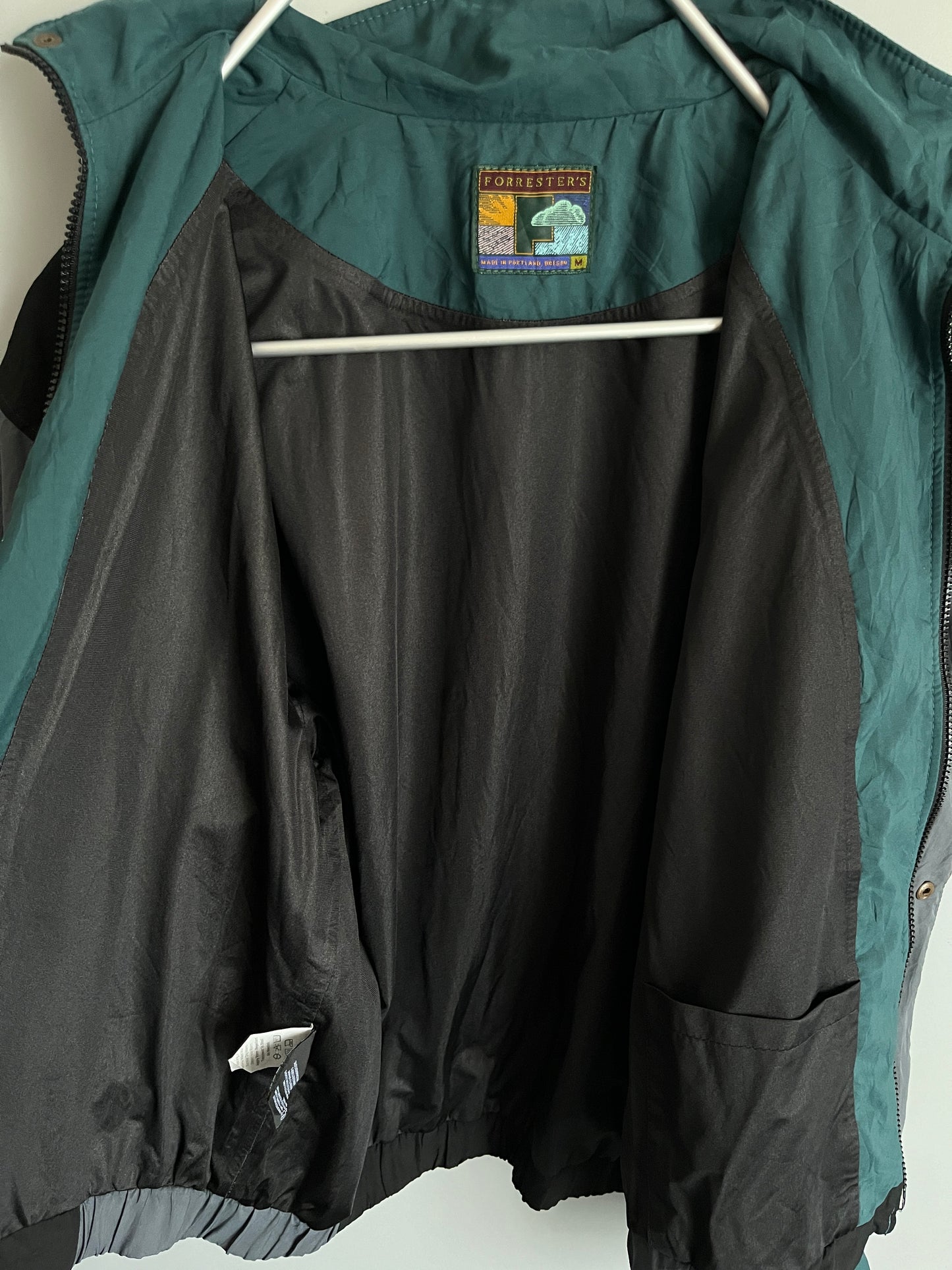 giacca vintage colorata windbreaker