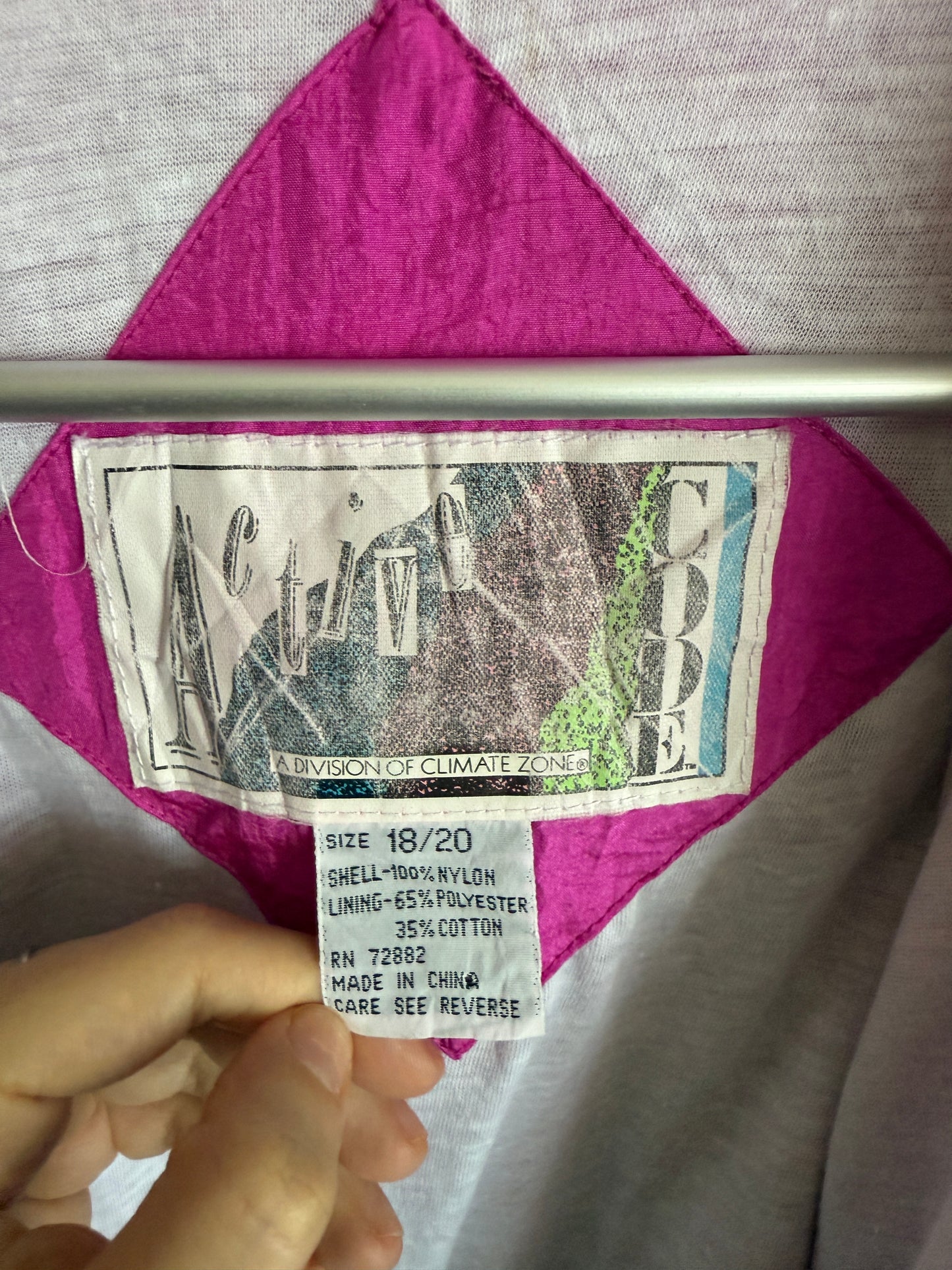 giacca a vento vintage da donna