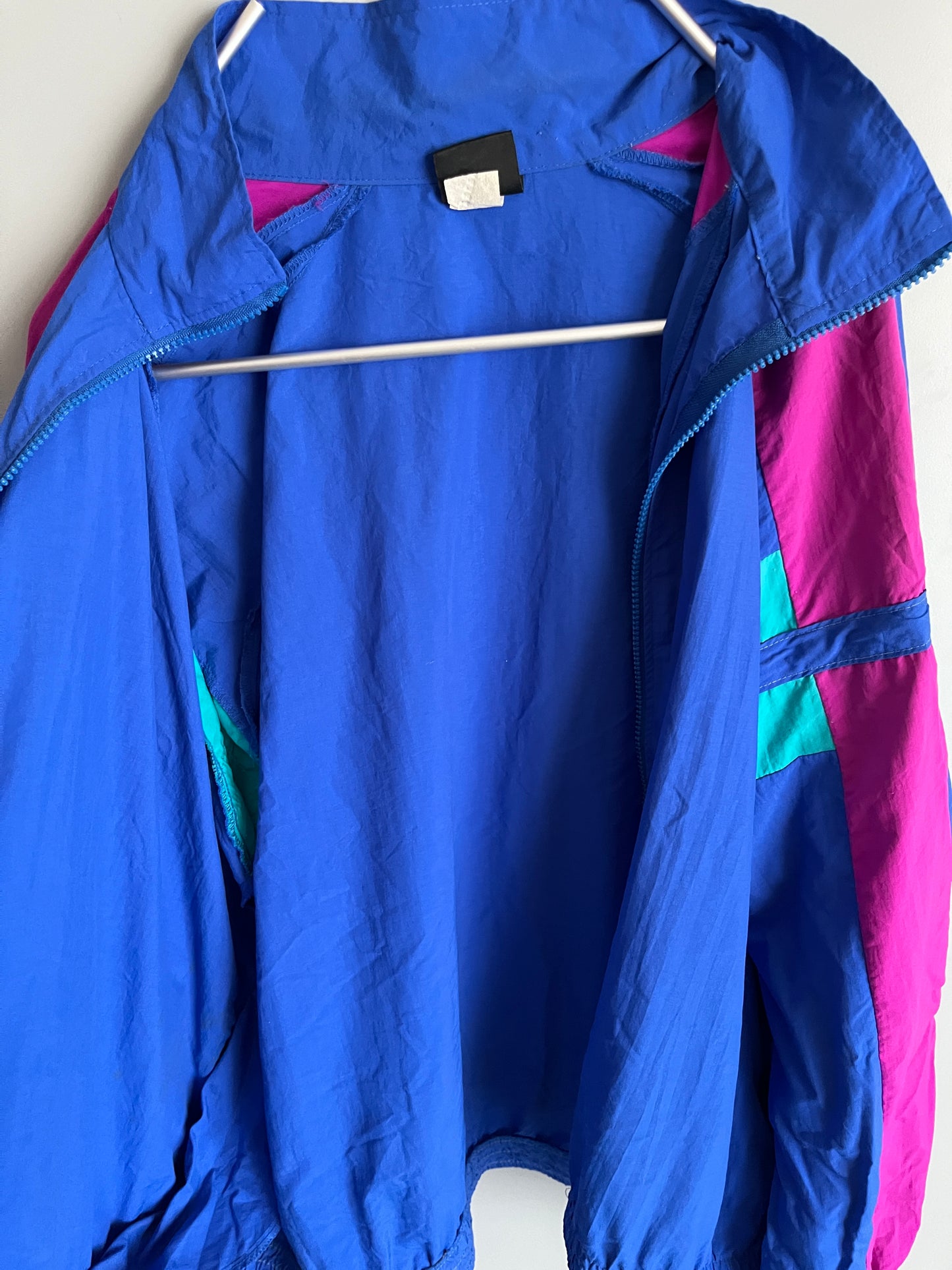 giacca vintage colorata windbreaker
