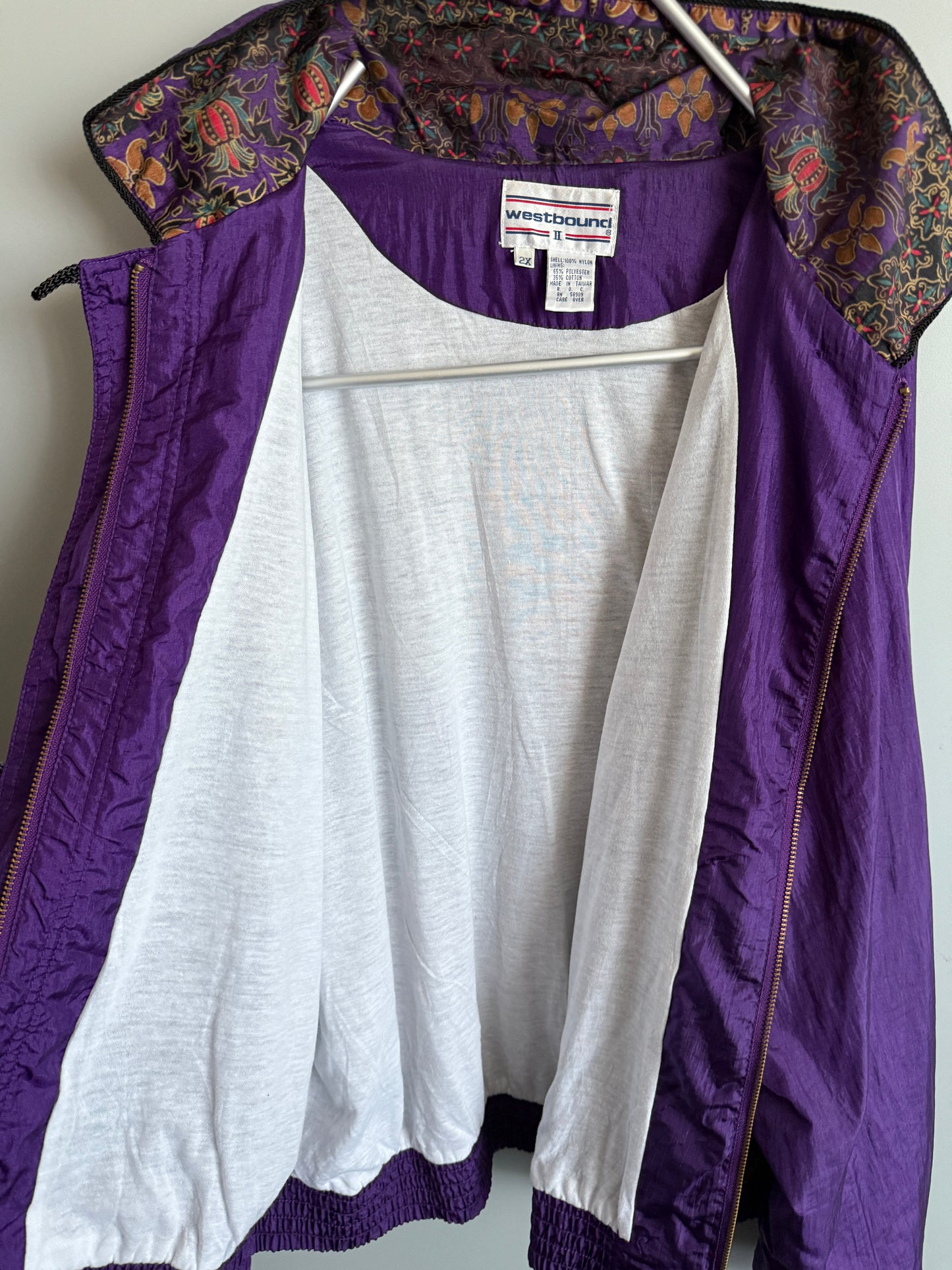 giacca a vento vintage uomo