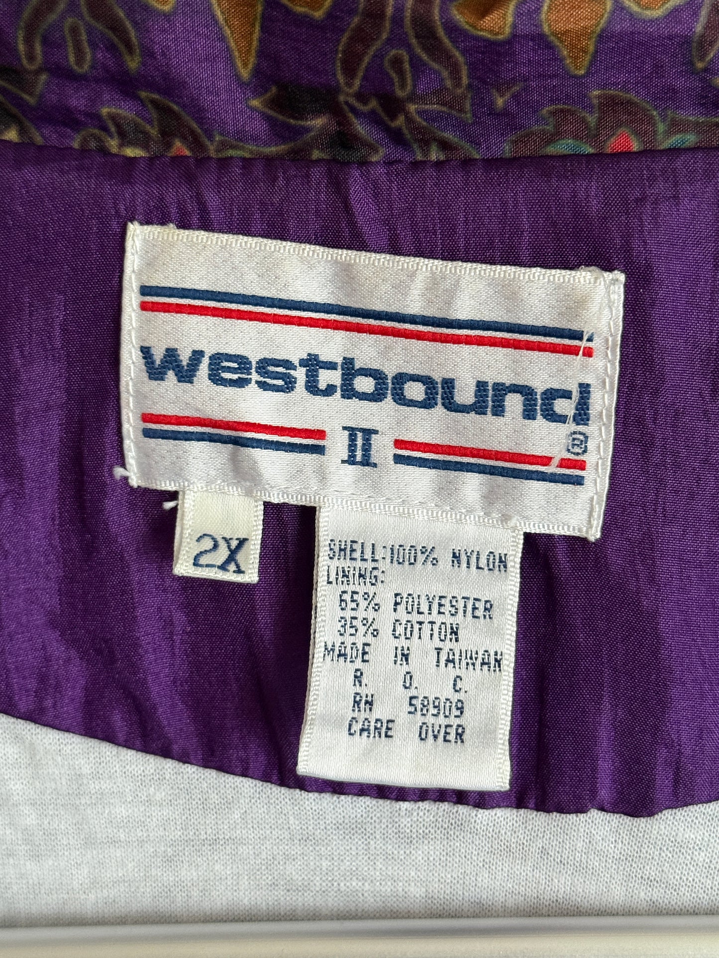 giacca a vento vintage uomo