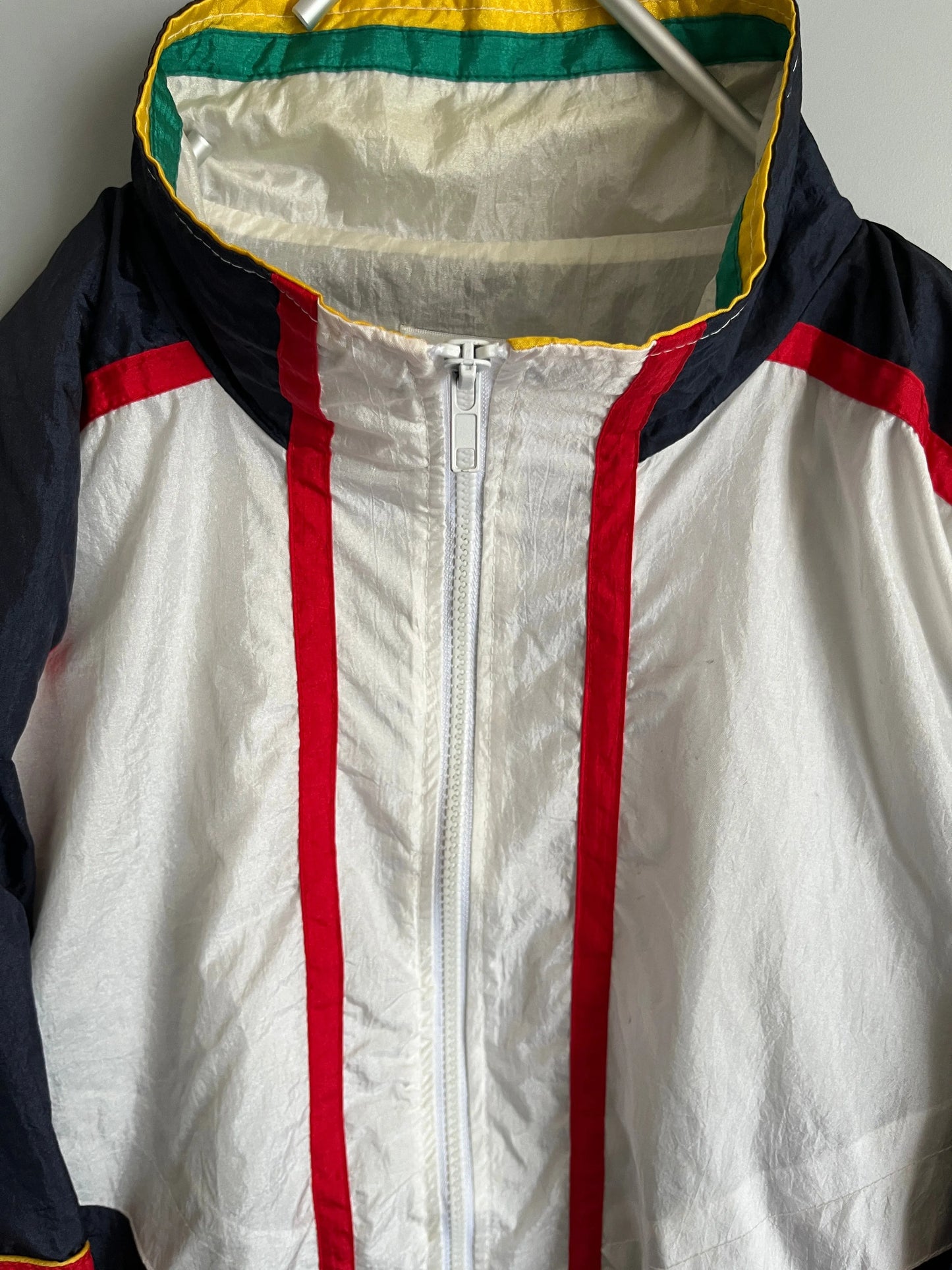 giacca a vento vintage colorata
