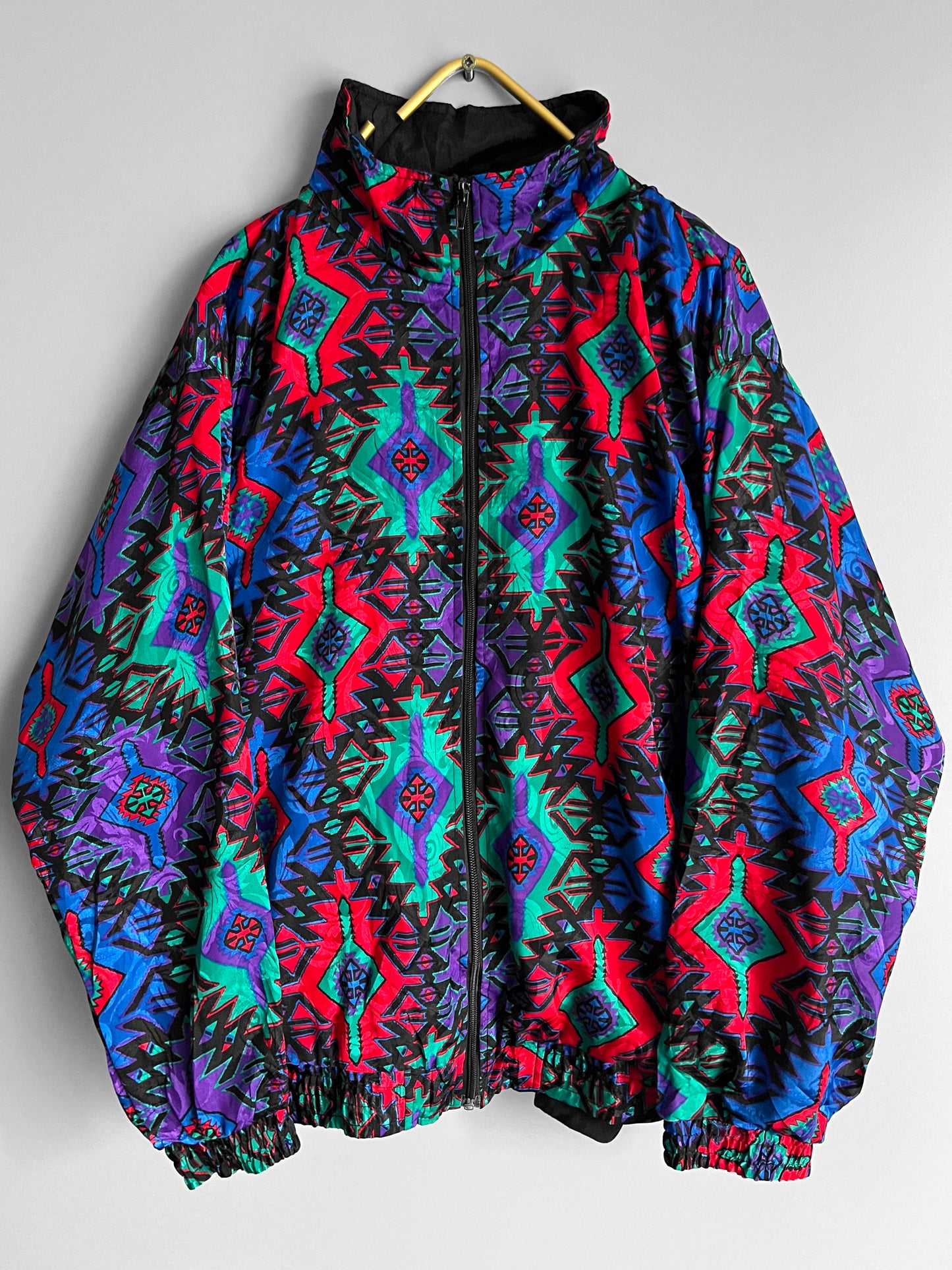 windbreaker vintage jacket colourful - shoplifts