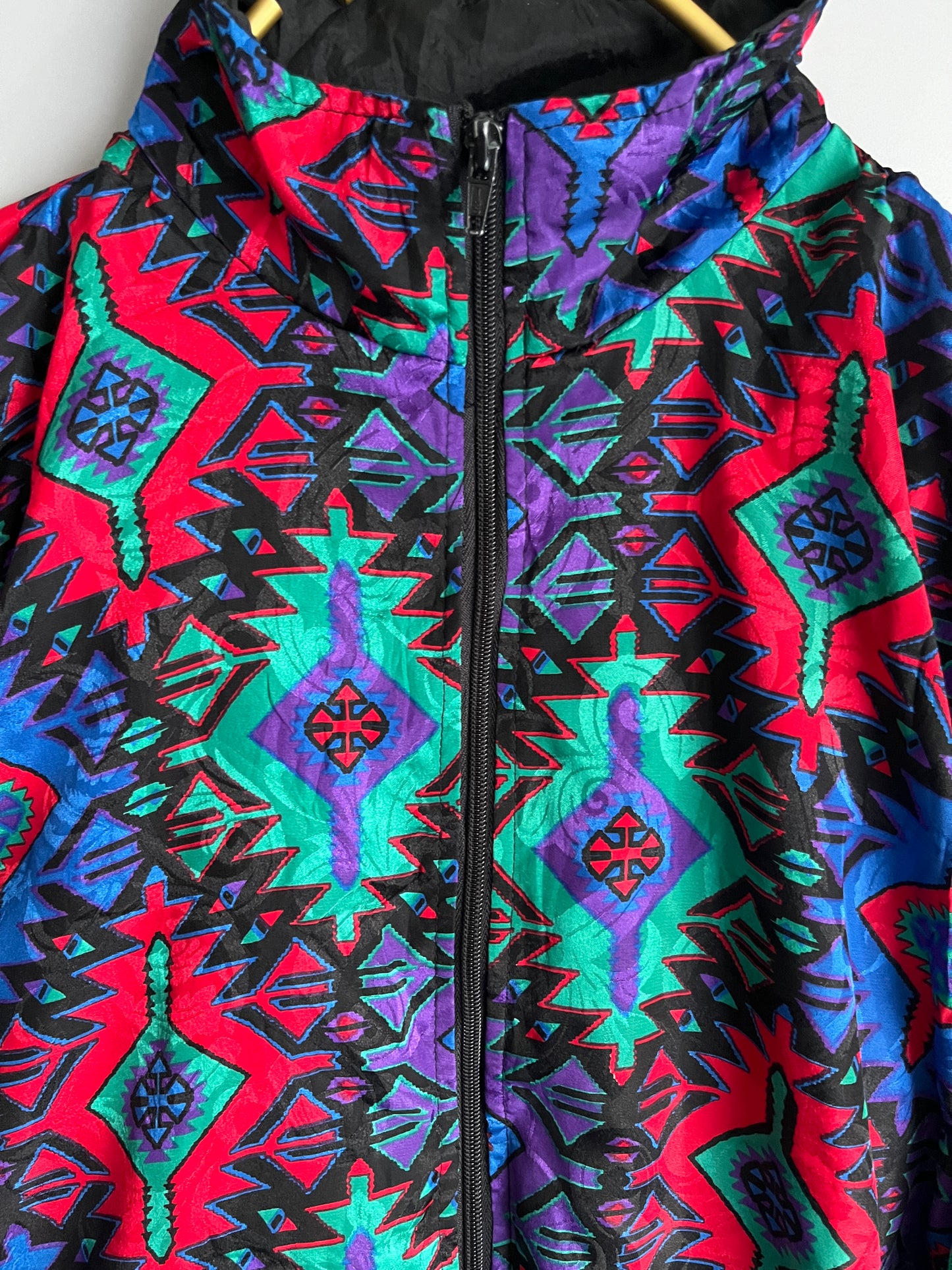 windbreaker vintage jacket colourful - shoplifts