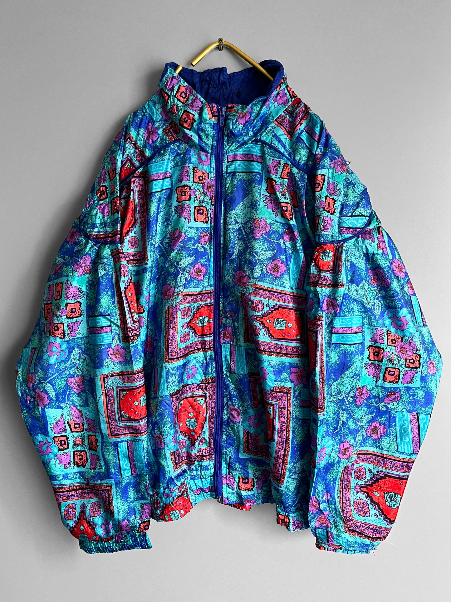 windbreaker vintage jacket colourful - shoplifts