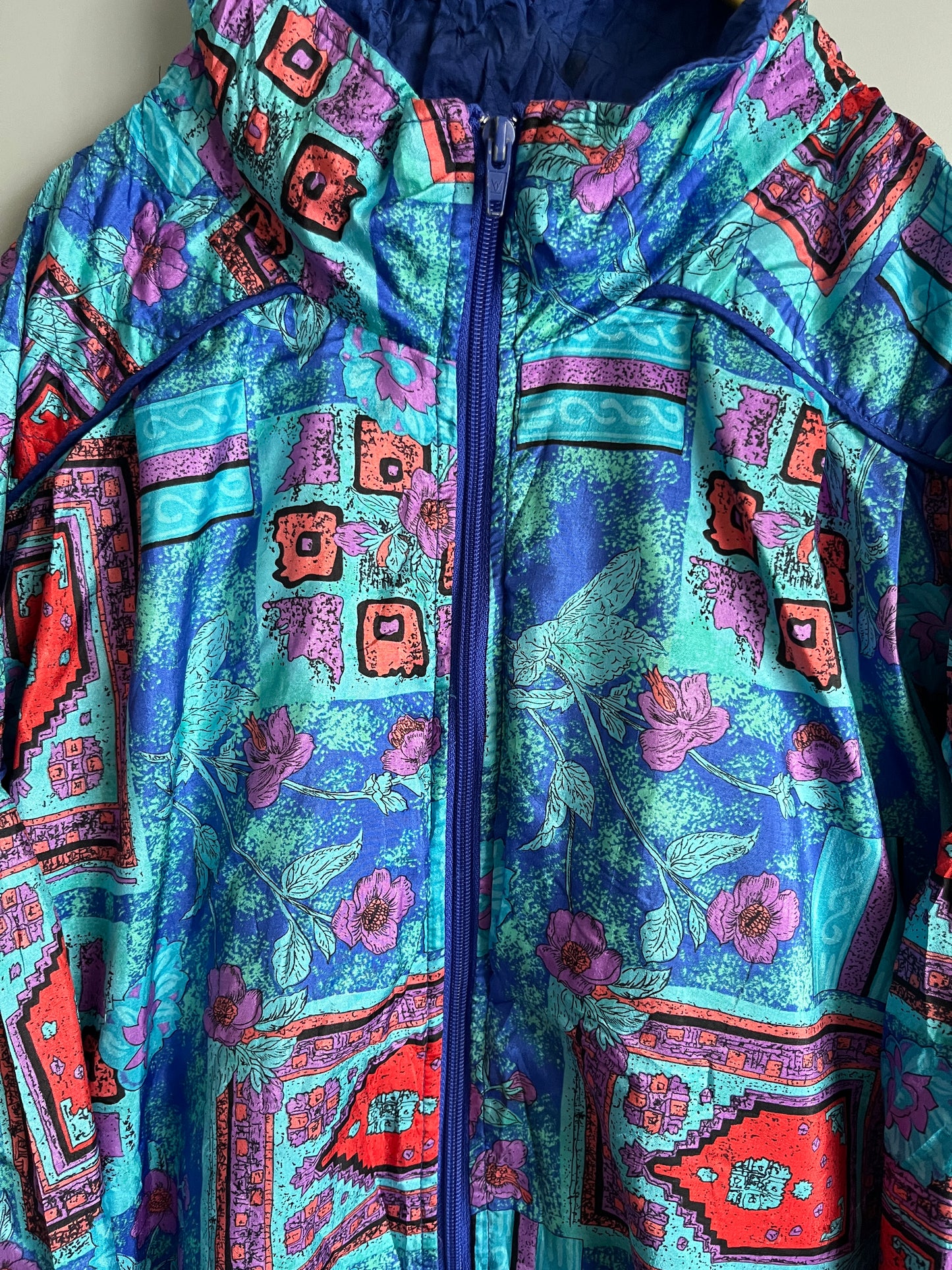 windbreaker vintage jacket colourful - shoplifts