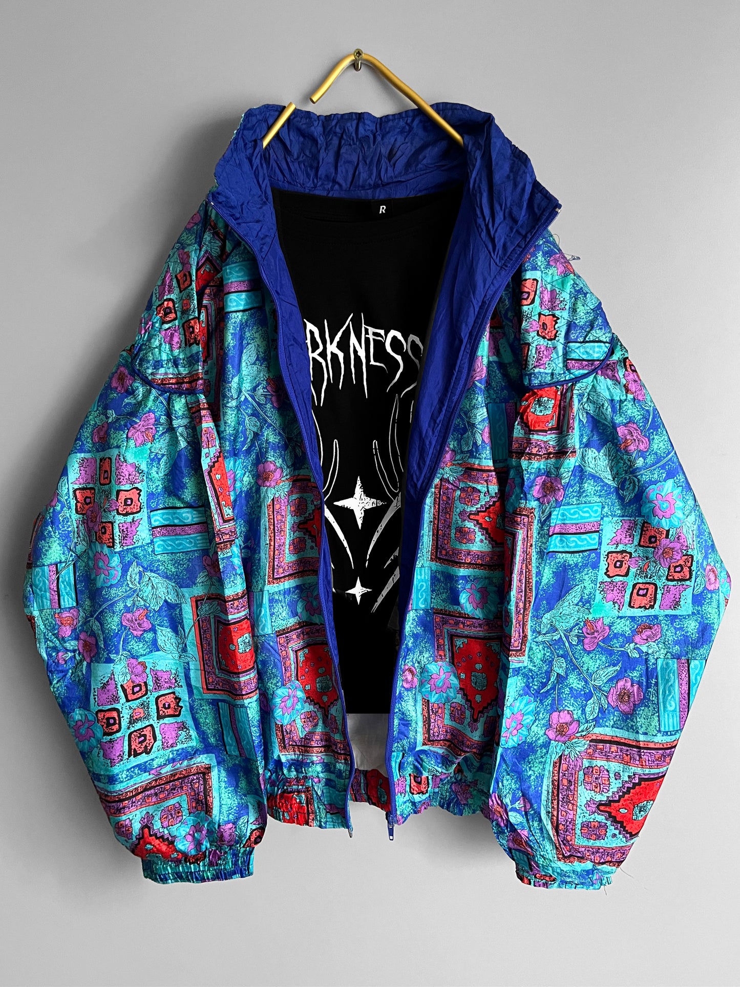 windbreaker vintage jacket colourful - shoplifts