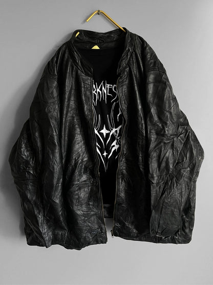 Giacca Elegante Nera in Vera Pelle y2k - Shoplifts