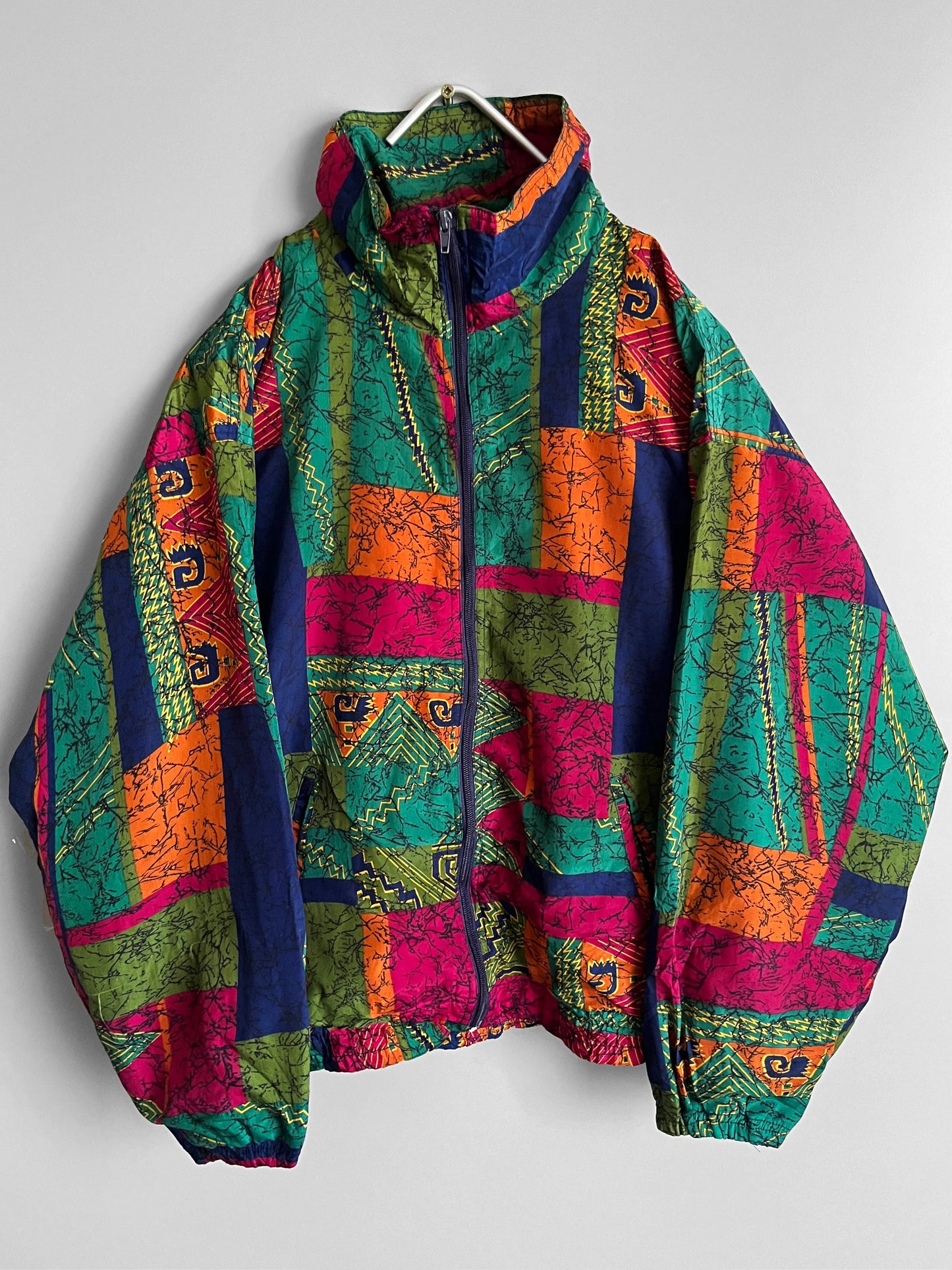 giacca bomber vintage colorata - shoplifts