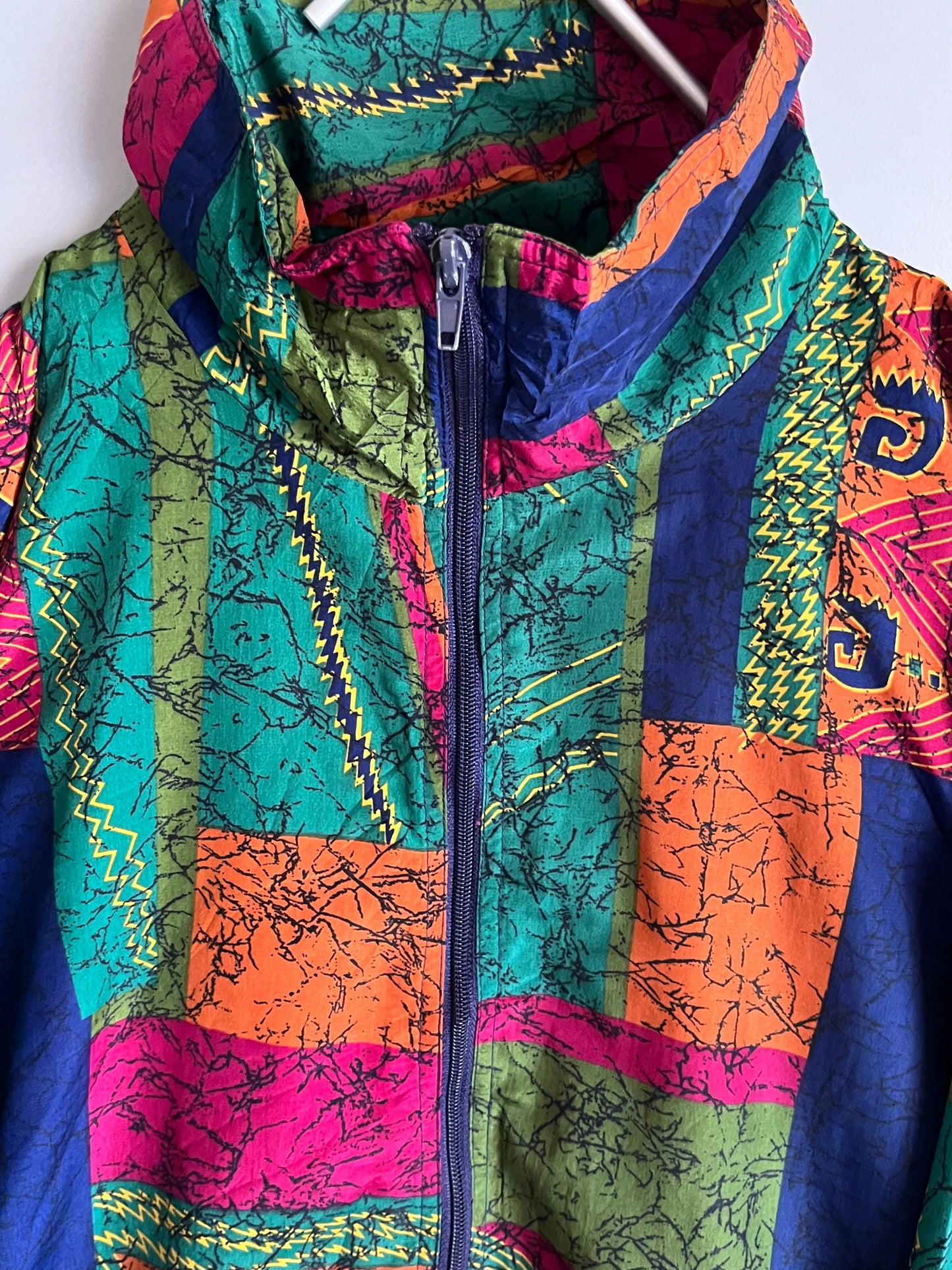giacca bomber vintage colorata - shoplifts