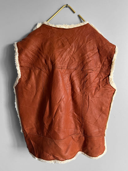 Gilet in pelliccia di bufalo finta - Giacca vintage - Shoplifts