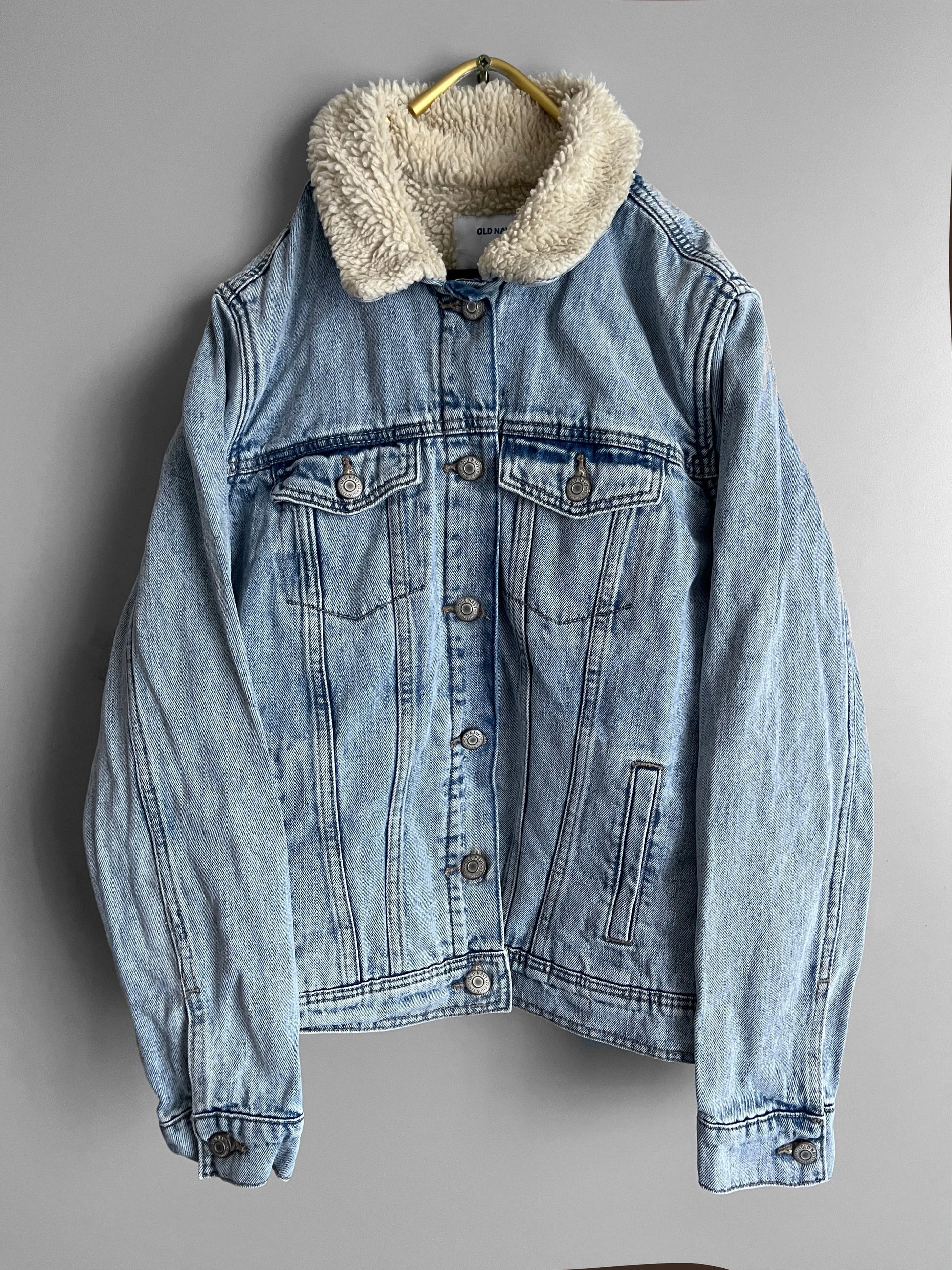 Giacca da Biker in Denim Vintage Buffalo per Donne - Shoplifts
