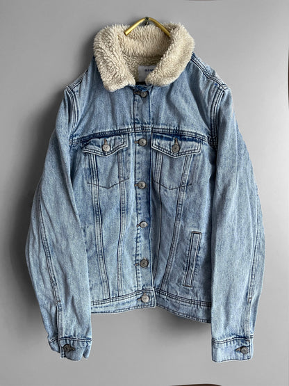 Giacca da Biker in Denim Vintage Buffalo per Donne - Shoplifts
