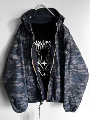 Giacca a Tracolla con Cappuccio Double Sided Camouflage - Shoplifts