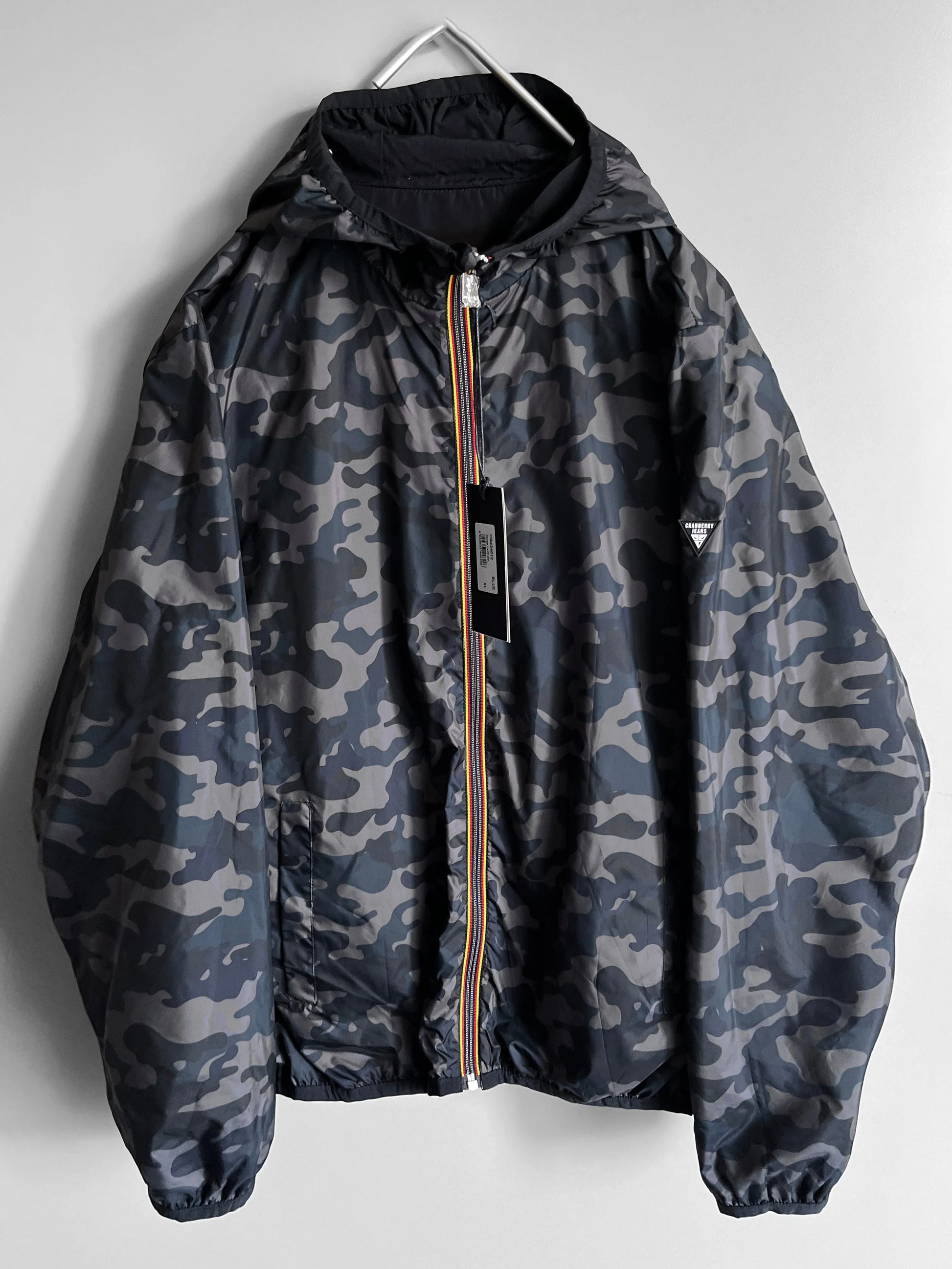 Camouflage Double Sided Hooded Track Jacket - Shoplifts