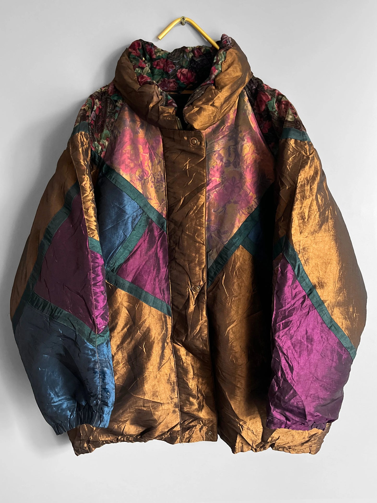 men vintage windbreaker crazy pattern y2k - shoplifts