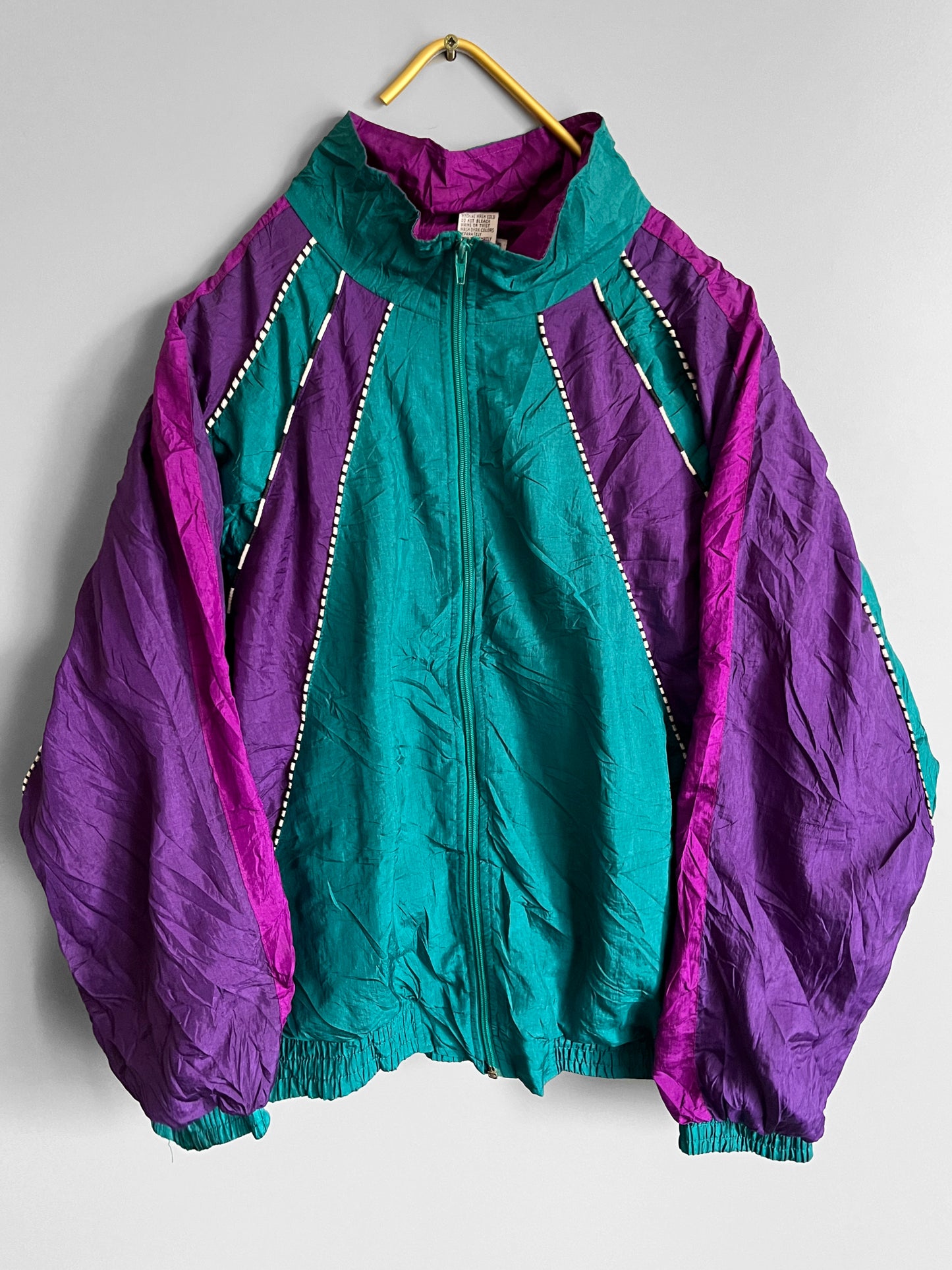 windbreaker vintage jacket colourful - shoplifts