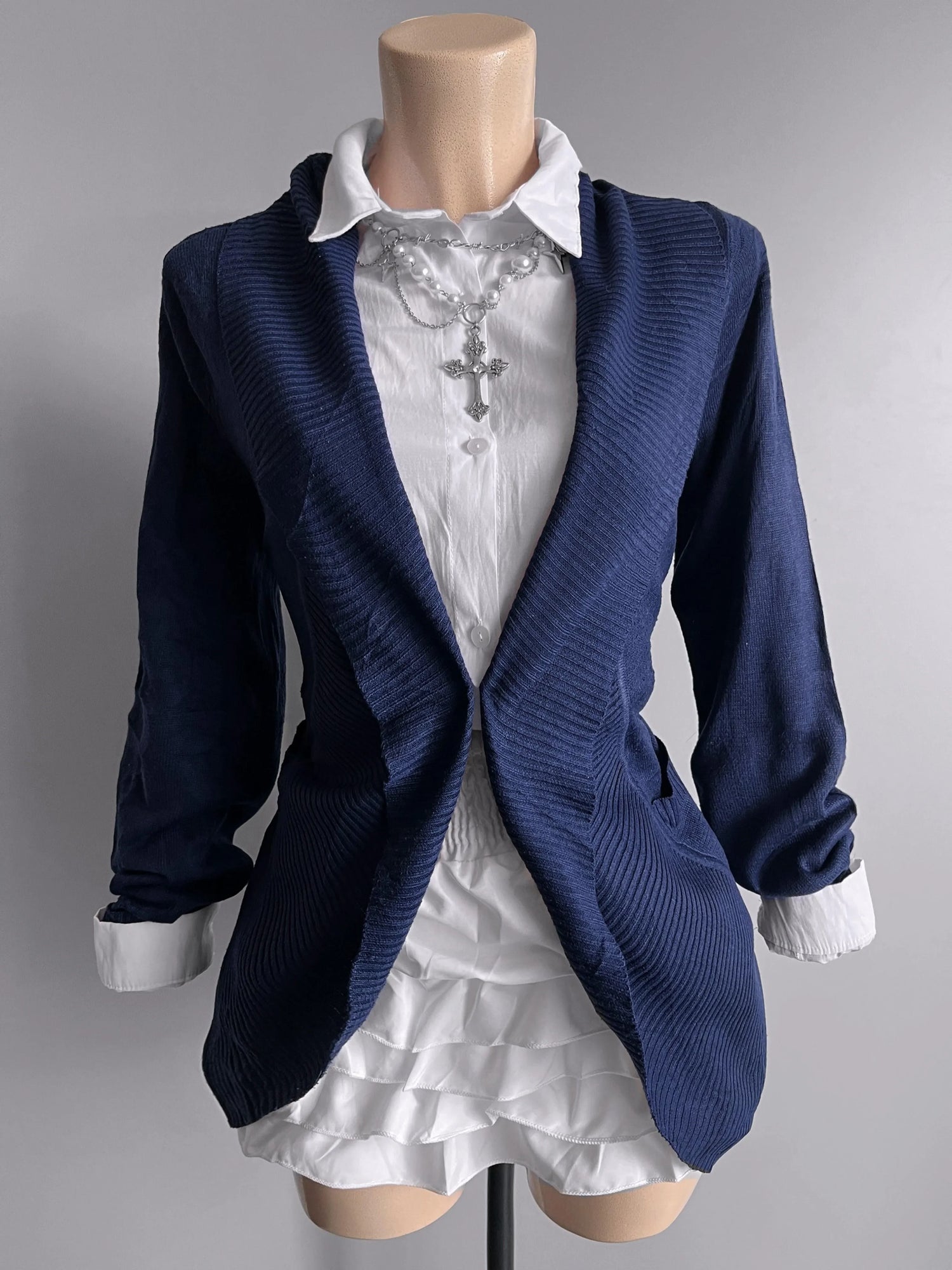 Cardigan a maglia vintage goth emo - Shoplifts