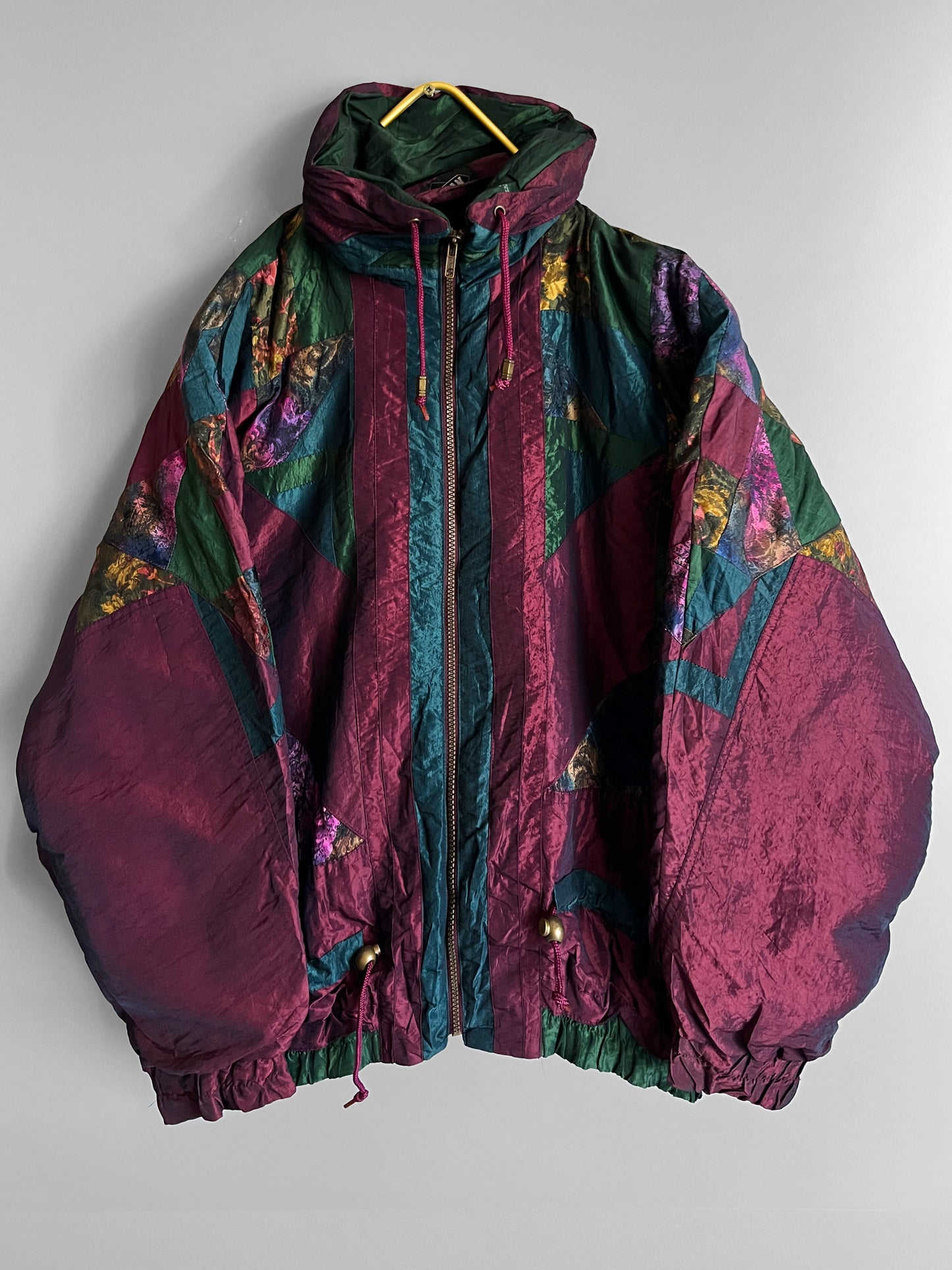 windbreaker vintage jacket colourful - shoplifts