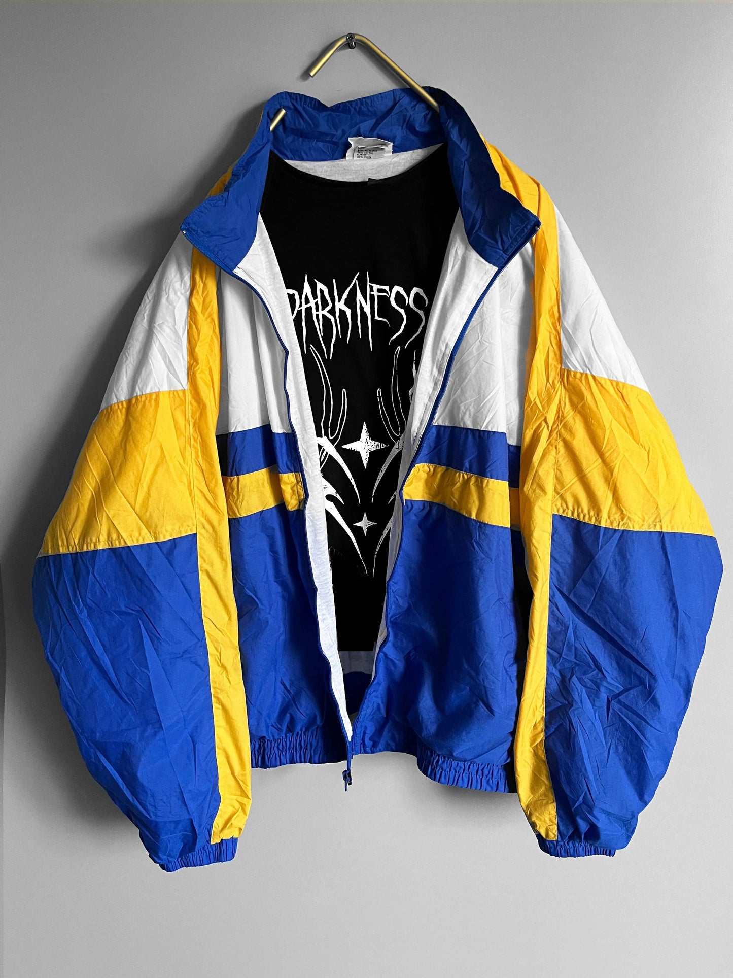 windbreaker vintage jacket colourful - shoplifts