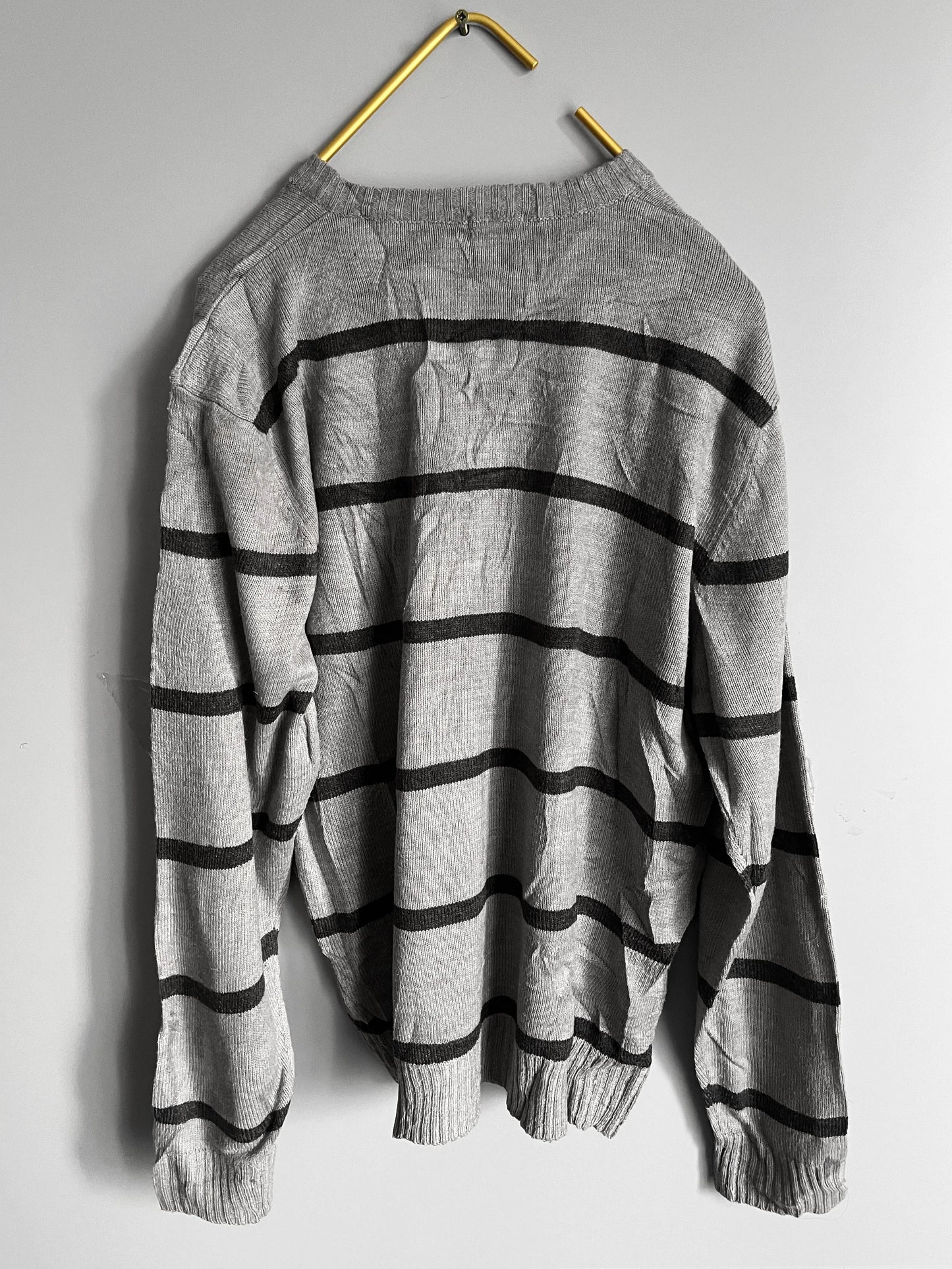 mens knit sweater grunge geometric pattern - shoplifts