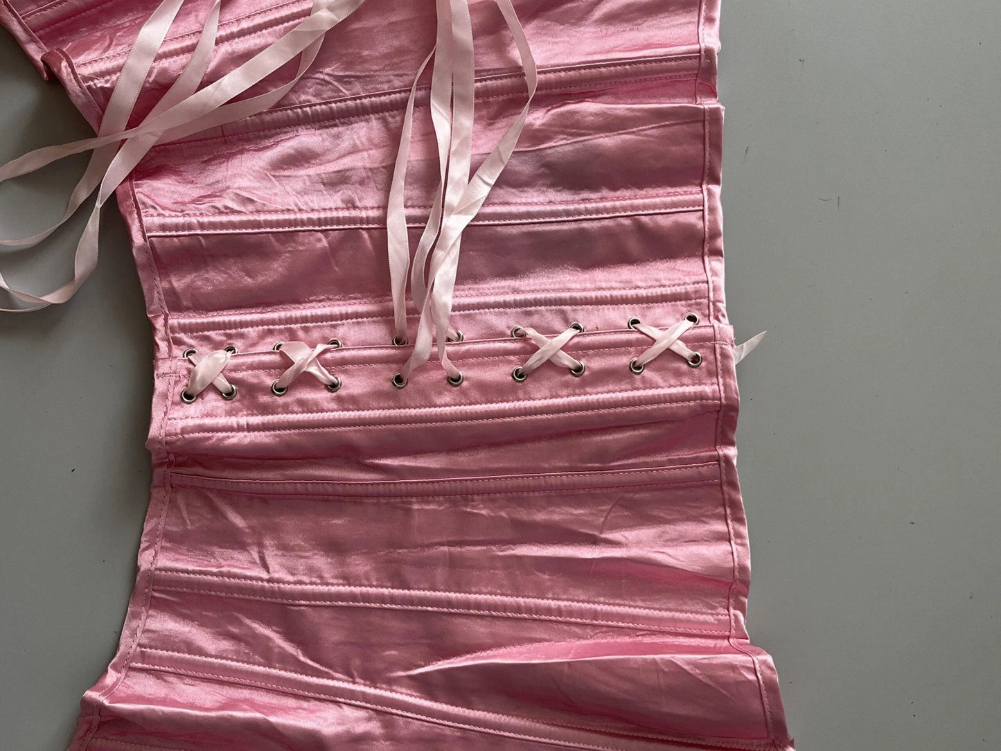 vintage pink corset y2k - shoplifts